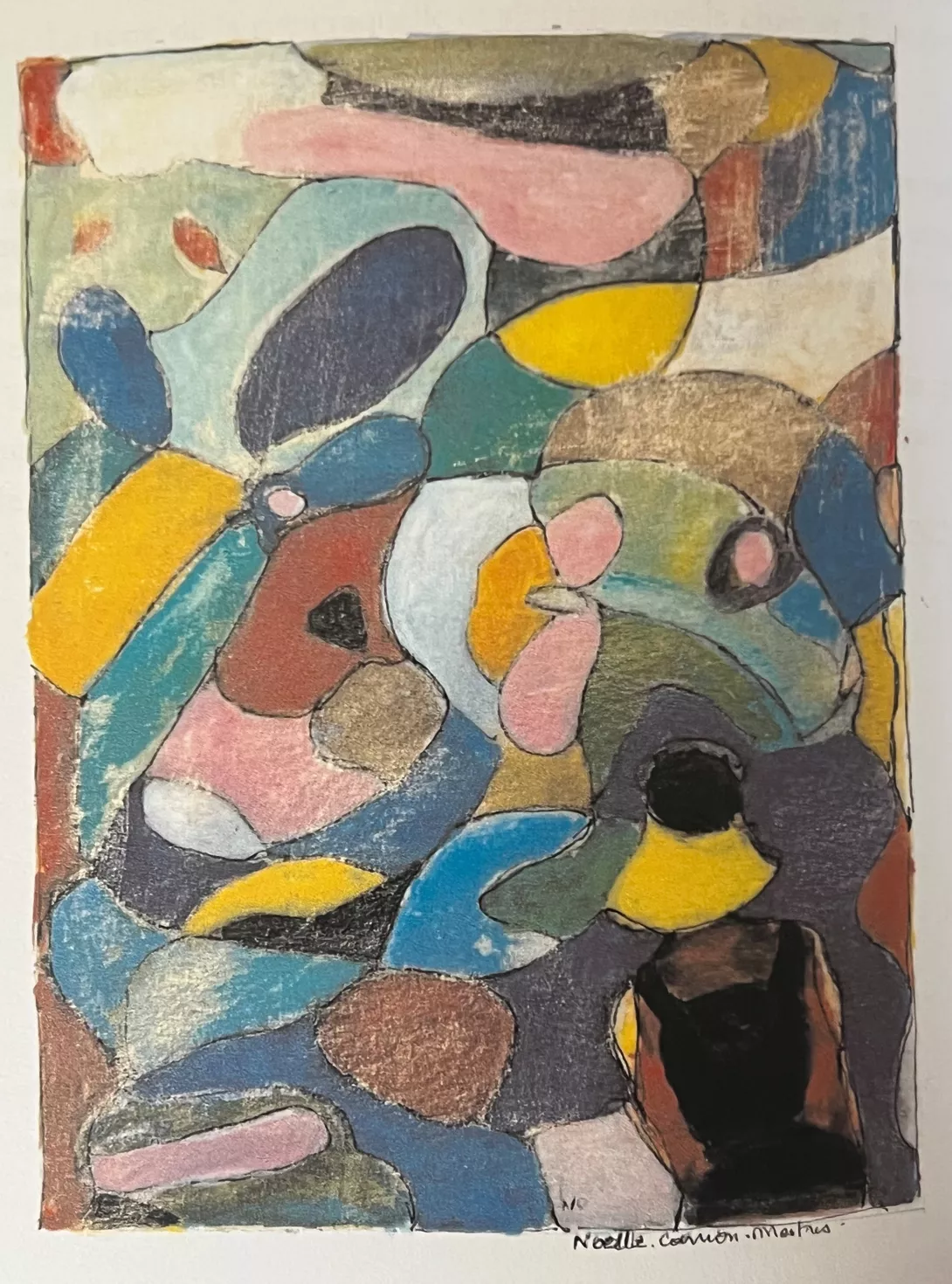 Dessin abstrait issu du livre Ciel ma rétine !